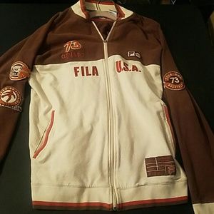 Original 1973 Fila U.S.A. Jacket sz M
